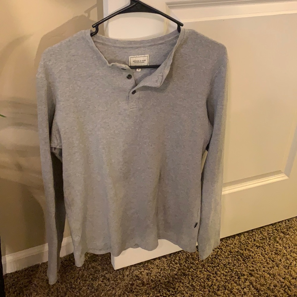 Frank & Oak Gray Henley